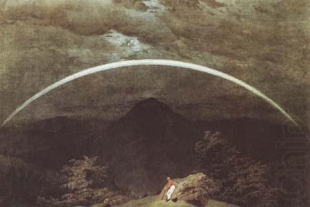 Mountain Landscape with Rainbow (mk09), Caspar David Friedrich